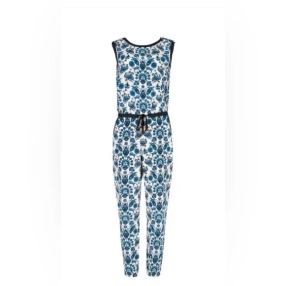Ted Baker Daala Paisley Silk Jumpsuit - Picture 3 of 7